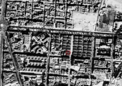Vista aérea antigua del colegio privado Logos en Las Rozas