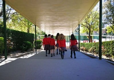 Porche patios colegio privado en Las rozas